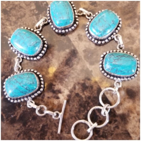 Genuine Santa Rosa Turquoise Bracelet 8.5